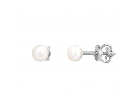 Silver earrings 3С449-0409