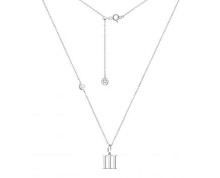 Silver necklace ІІІ- 3Л515ЕС-0007