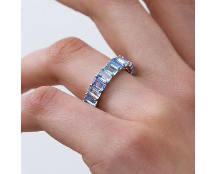 Ring with zirconias 3К656-0067
