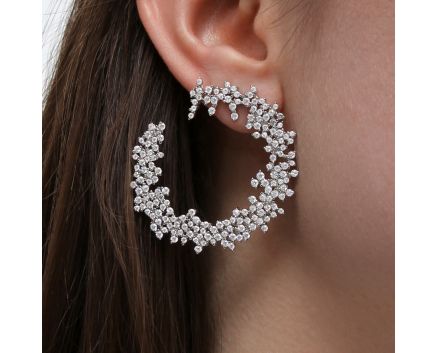 Silver earrings 3С656-0099