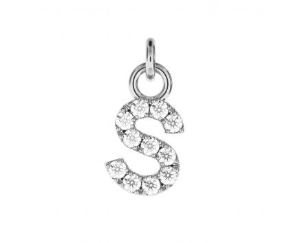 Pendant S white rhodium